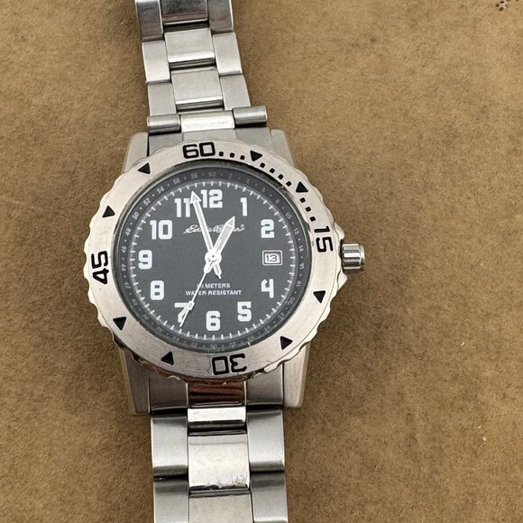 Vintage Eddie Bauer Men's Diving Watch Model LG 0133 Interchangeable straps - Picture 3 of 8